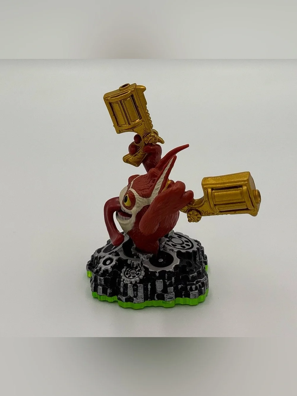 RARE Vintage Skylanders Trigger Happy Dino-Rang Eruptor Figure Toy Set Lot